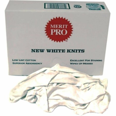 GOURMETGALLEY MP01012 White New Washed Knit Rags- Red GO3563963